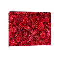 Rose rouge rose personnalisée en tissu de tension personnalisée en toile de travail